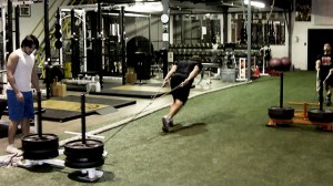 sled-drag