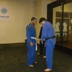 Antwuane promoted to 2 stripe white belt.