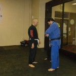 Seb promoted to 3 stripe white belt.